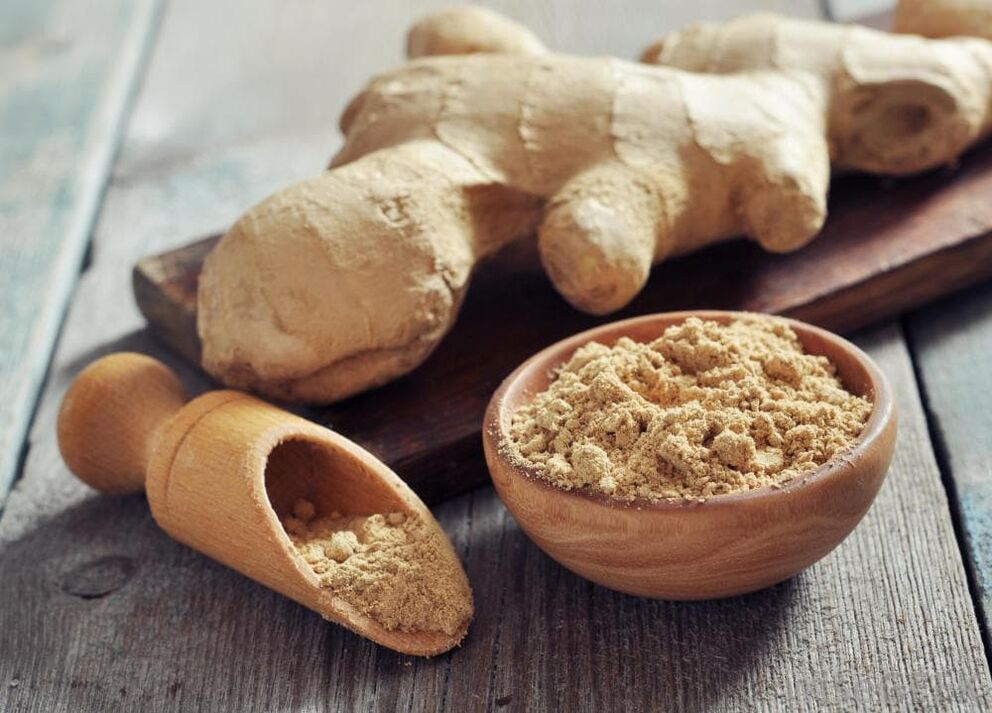 ginger against muscle pain in men