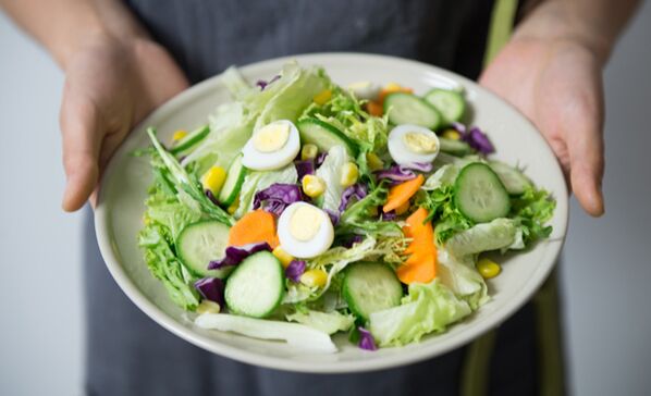 vegetable salad to increase strength