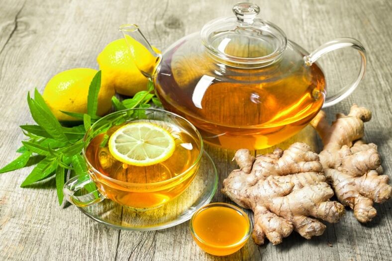 Tea with lemon and ginger will help to get a man's metabolism in order