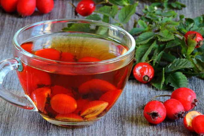 The use of a decoction based on wild rose and hawthorn will have a beneficial effect on strength